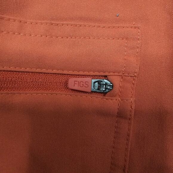 Figs Technical Collection Scrub Pants Womens Medium Zamora Jogger Orange W18SW - Picture 4 of 15